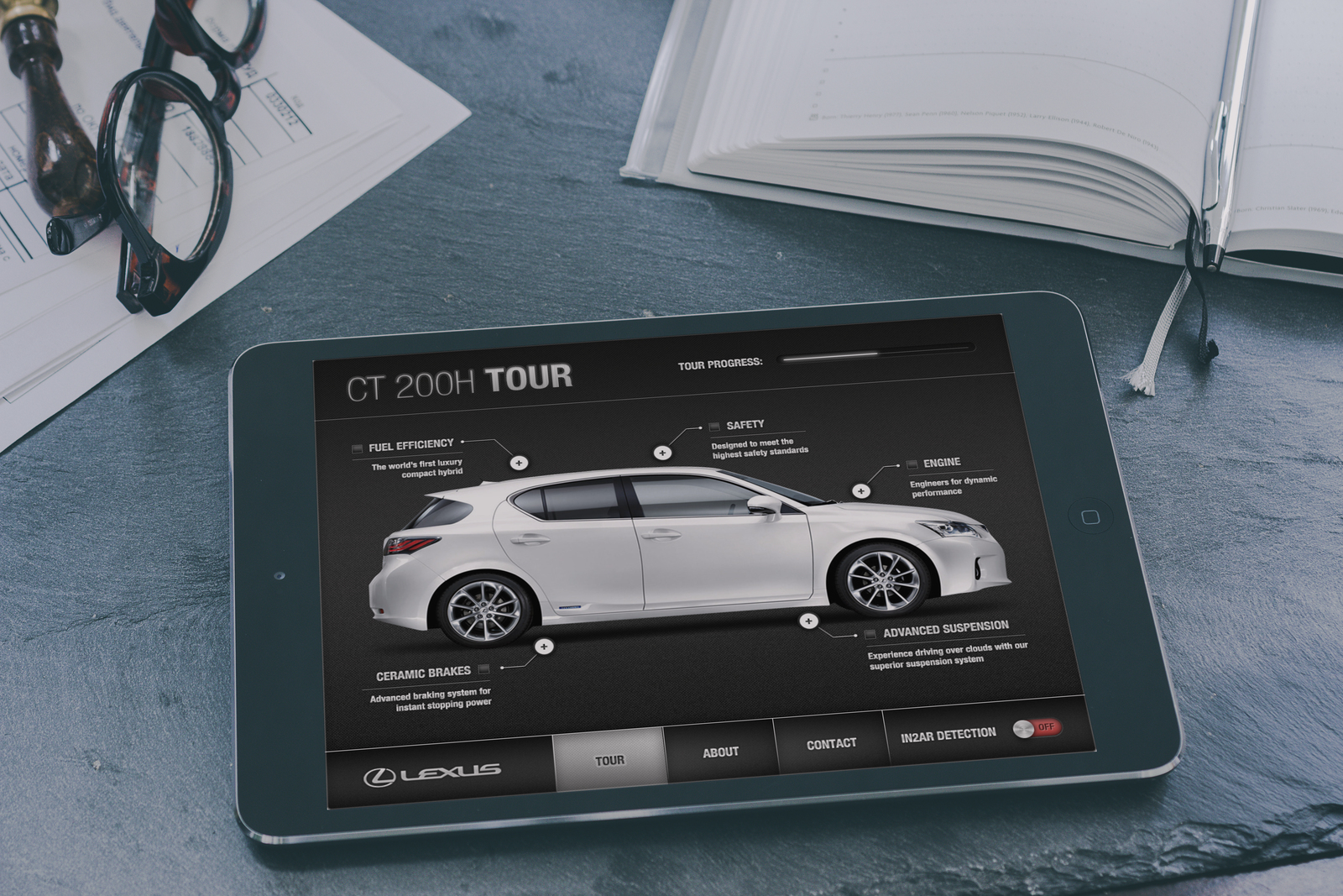 Lexus mobile sales assistant and marketing app